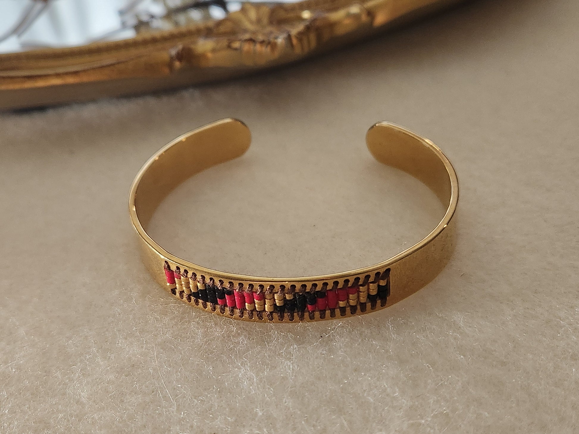 Gold BOHEMIAN Bracelet ,WATERPROOF, Non Tarnish.