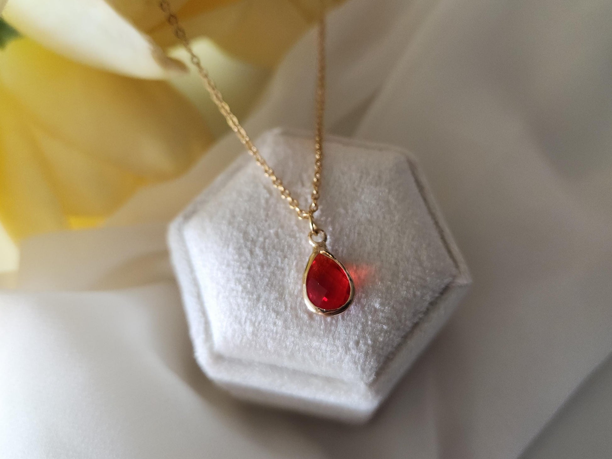 Gold Filled Drop Birth Stone Earrings , Crystal Birth Month Charm Necklace , Minimal Dainty Jewelry, Gift For Her.