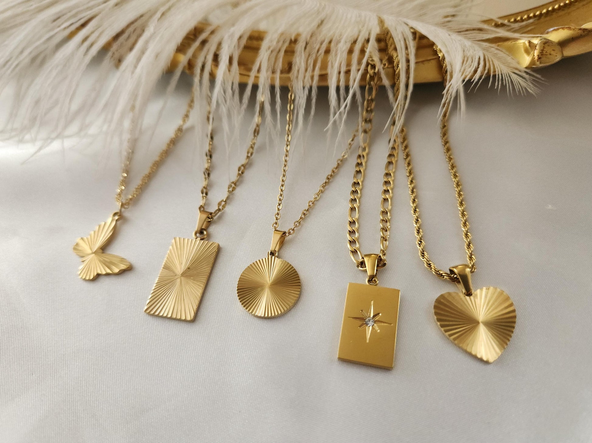 Custom Gold Filled Sunburst Necklace,FREE ENGRAVE Geometric Starburst Necklace, Bright Pendant , You are my sunshine charm.