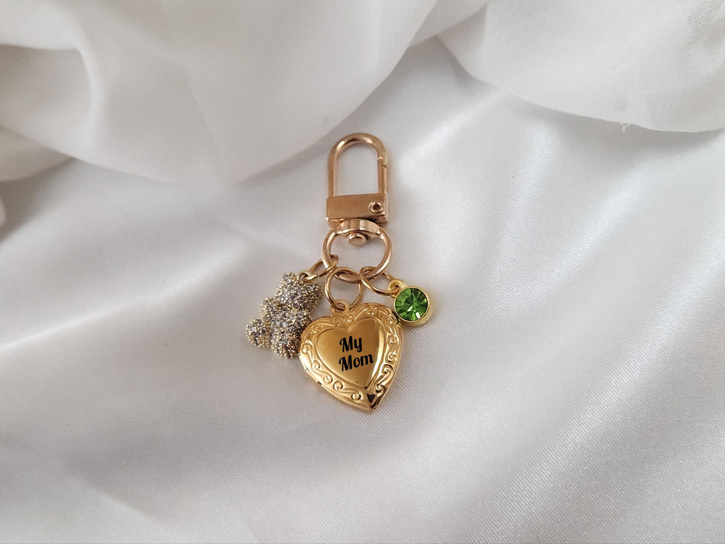 Bag Charms Keychain Holder, Multiple Charms Holder, Holders Purse Charm, Women Bag Accessories ,Gift for Her.