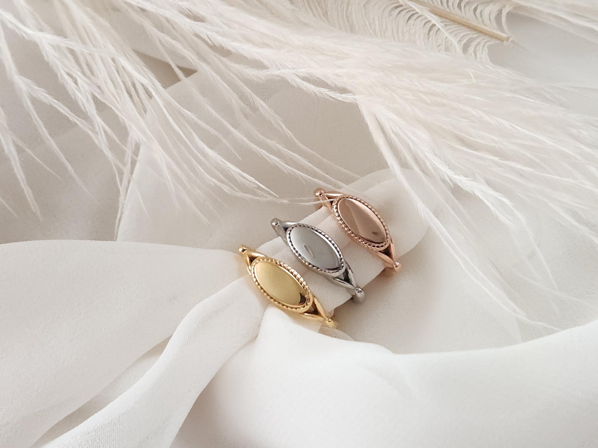 Custom Engraved Round Ring,Gold, Silver, Rose Gold Wedding Band Ring, Waterproof , Gift For Her.